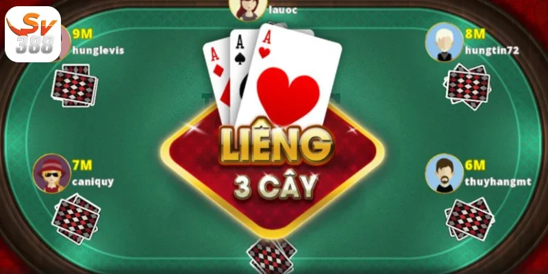 Game bài Liêng trực tuyến tại cổng game Sv388